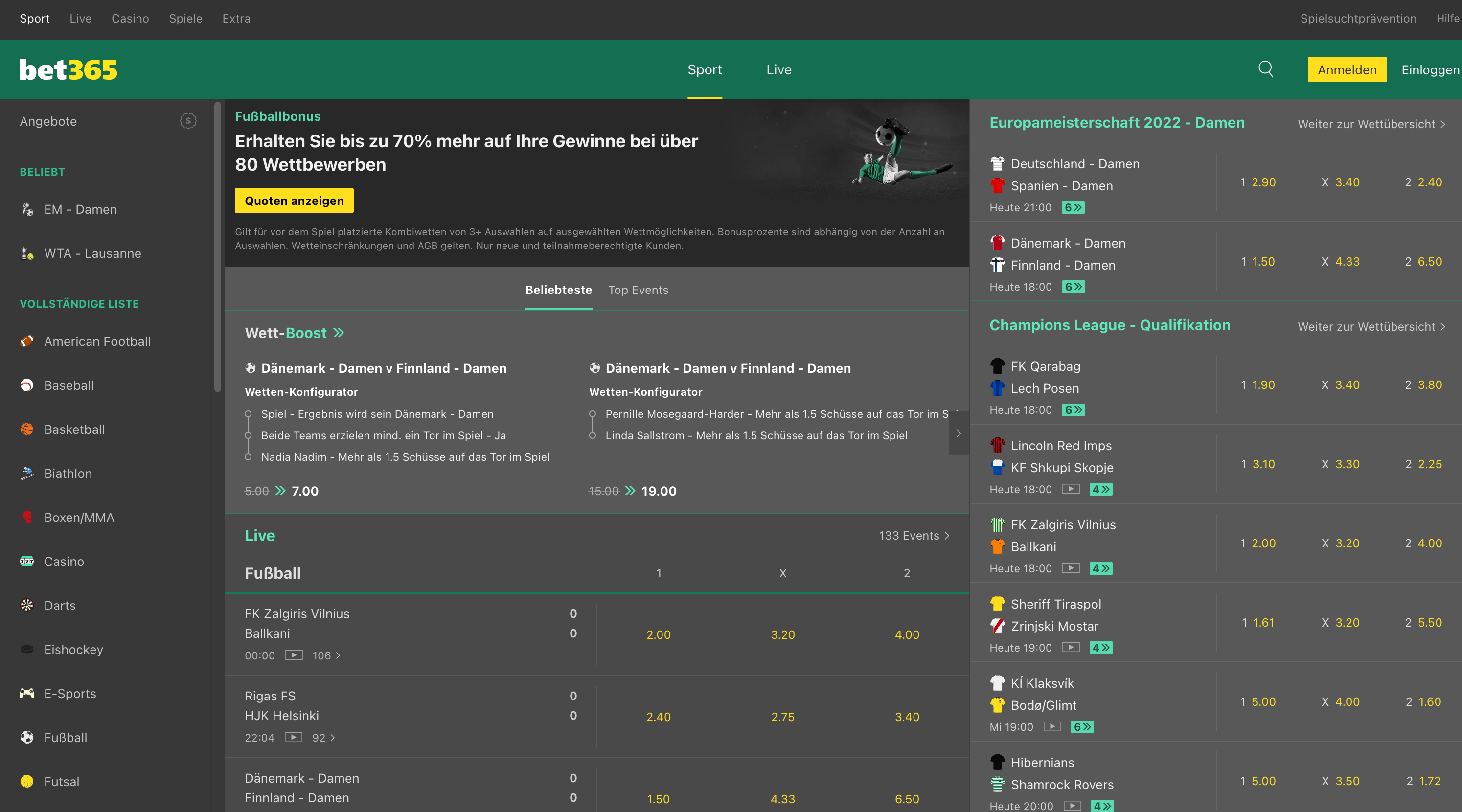 Bet365 schweiz legal februar 2025 100 bonus